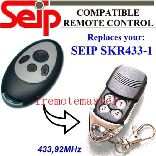 5pcs SEIP SKR433 compatible garage door remote control 433,92mhz top quality Very good