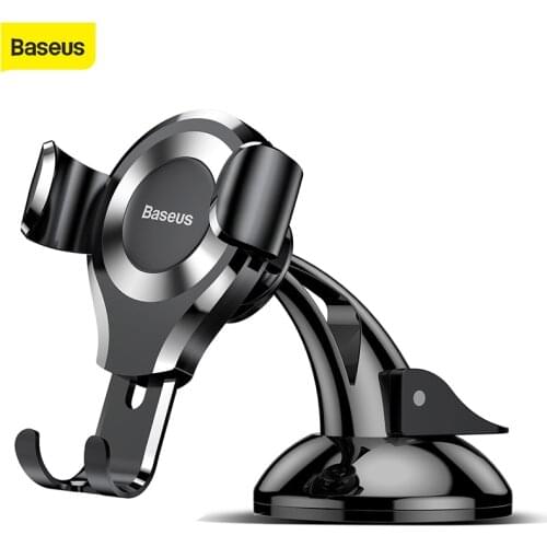Baseus Phone Car Holder For iPhone X Samsung S8 S9 Mobile Phone Holder Stand for phone Sucker car phone holder Soporte Telefono