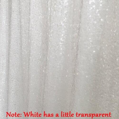 8X8 White/Gold/Silver Sequin Fabric Backdrops for Wedding Photography Decor,Sequin Photo Booth Backdrop,Glitter Sequin Curtain