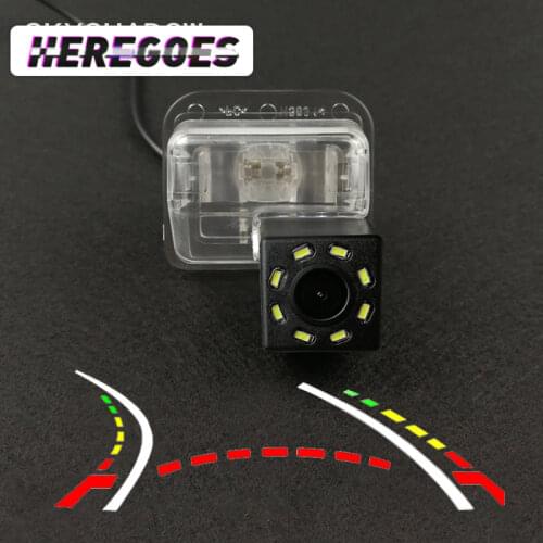 Wireless Car CCD Rear Camera Fisheye 4 8 12 led dynamic Night Vision For Mazda 3 Mazda 6 CX-9 CX-7 CX-5 Besturn X80 B50