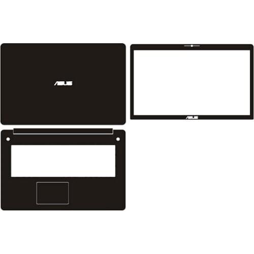 Laptop Carbon fiber Vinyl Skin Sticker Cover For ASUS N750JV N750JW N750JK N750 N750J 17.3"