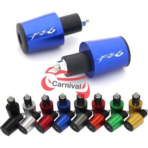 CNC 22MM handlebar grips handle bar end cap forYAMAHA FZ6 FAZER 2004-2008