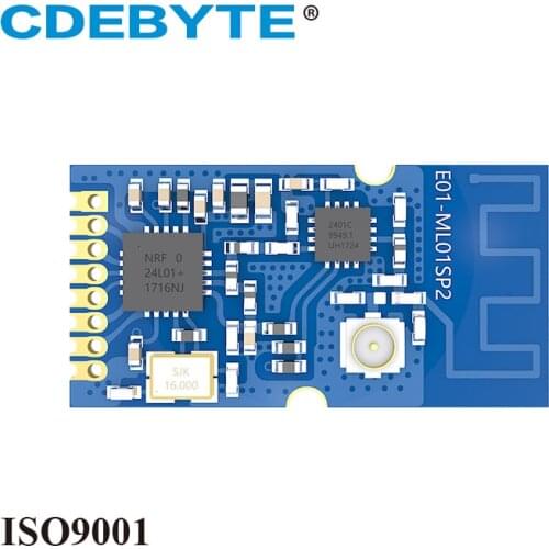 Ebyte E01-ML01SP2 nRF24L01P 2.4GHz 20dBm 100mW SPI IoT PCB Antenna IPEX nRF24L01 PA LAN Wireless Transceiver Module