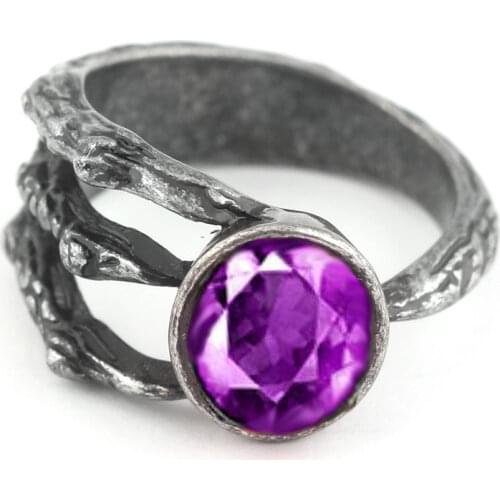 New Demon Paw crystal Ring men and women fashion jewelry