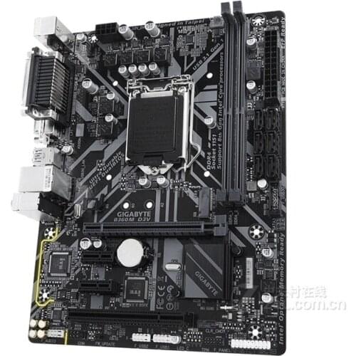 New Gigabyte B360M D3V original motherboard LGA 1151 DDR4 DVI VGA B360 Micro ATX desktop motherboards