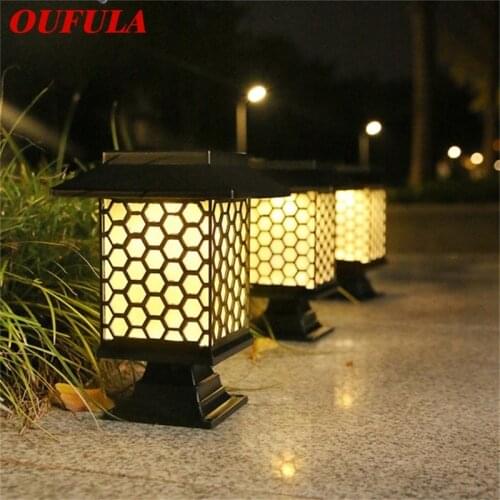 OUFULA Outdoor Solar Lawn Lights Waterproof LED Garden Lamp Home Decorative For Courtyard Garden Landscape