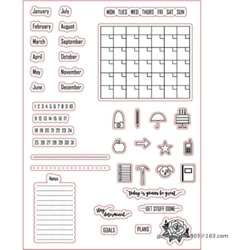 P8DE Hand Account Silicone Clear Seal Stamp DIY Scrapbooking Embossing Photo Album Decorative Paper Card