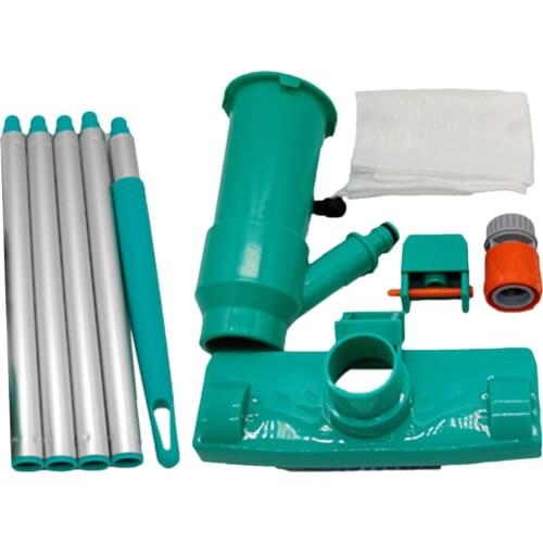 Swimming Pool Cleaning Kit Jet Vacuum Suction Head Handheld Pool Leaf Vacuum with 5-Section Pole for Above Ground Pool