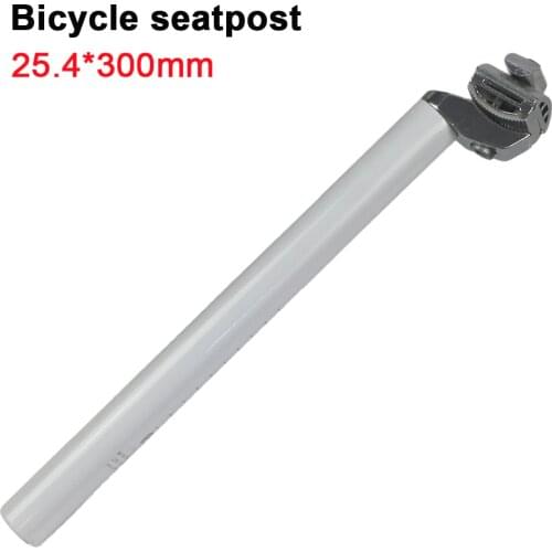 Bicycle Parts MTB Road Mountain Bike Seat Post Tube Superlight Bicycle Seatpost fixed gear 25.4 25.4mm*300mm Bike seat tube
