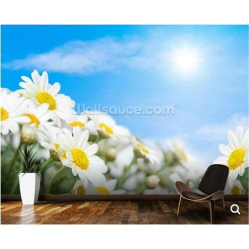 Custom floral wallpaper,Buttercups,natural landscape mural for living room restaurant bar KTV background papel de parede