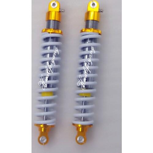 9mm spring new 370mm Rear Shock Absorber for YAMAHA HONDA SUZUKI KAWASAKI QUAD DIRTBIKE ATV colour white&gold