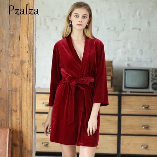 Pzalza Women's Velor Robes