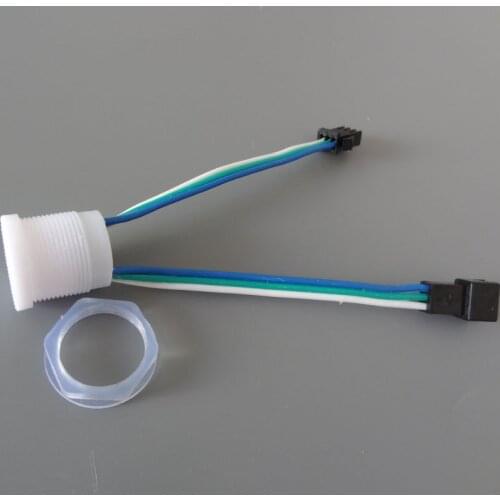 Addressable 20mm diameter;DC5V;UCS1903/WS2811 RGB full color led smart module;0.24W(one 5050 SMD LED);IP68;milky cover