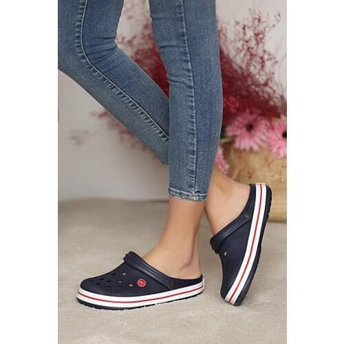 Pink Potin Unisex Stylish Sandals 001-3000-21LacivertBeyaz