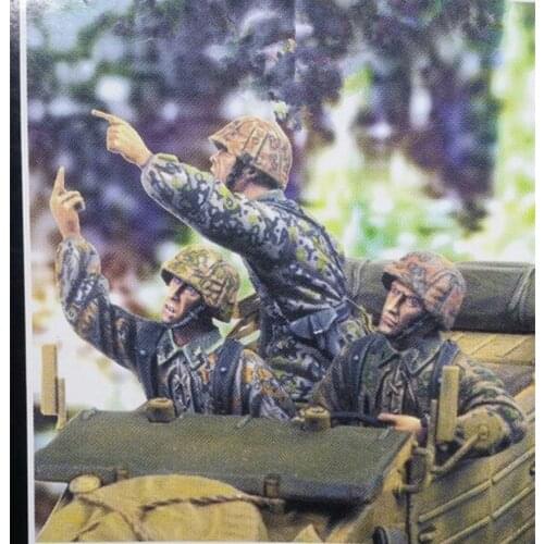 1/35 Resin Figure Model Kit Unassambled Unpainted 00111(NO CAR)