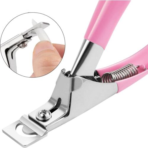False Nail Cutter Professional Nail Clippers Straight Edge Acrylic Nail Clipper Tips Manicure Cutter Guillotine Cut False Nails