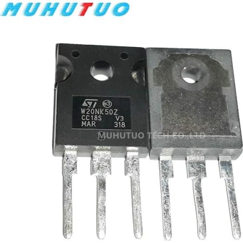 5PCS STW20NK50Z W20NK50Z W20NK50 20N50 TO-247 20A 500V Power MOSFET transistor