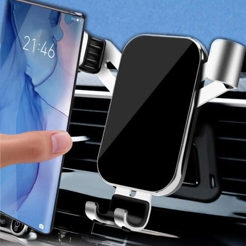 Universal Gravity Car Phone Holder For Mobile Phone In Car Air Vent Mount Stand For Phone Samsung 4-6.7Inch Support Car Holder