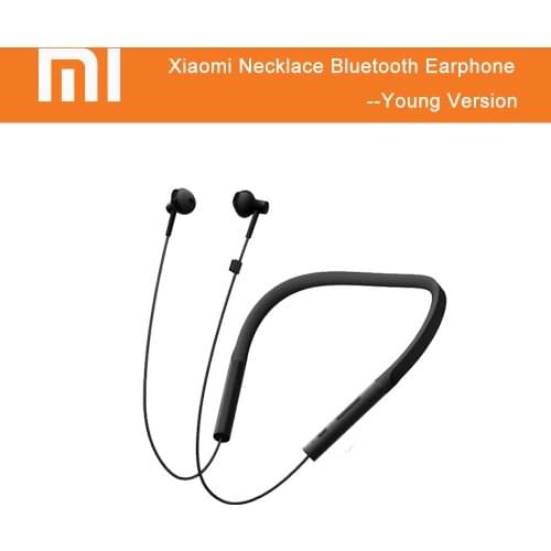 Xiaomi Necklace Bluetooth Earphone Wireless Earbuds with Mic and In-line Control Young Version BT headsets