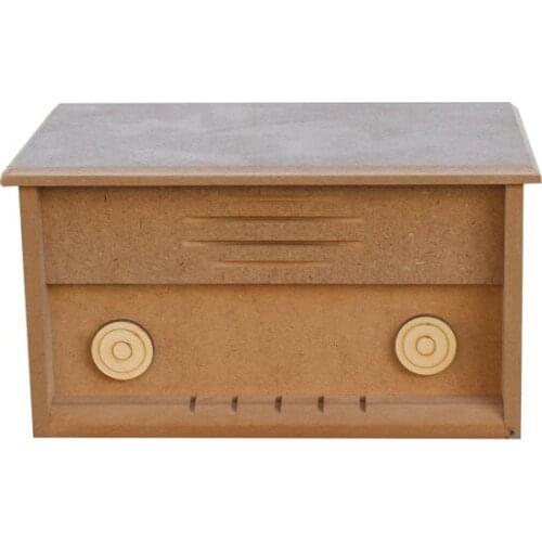 Ku39 Wood Radio Box paintable decorative objects декоративные предметы под роспись