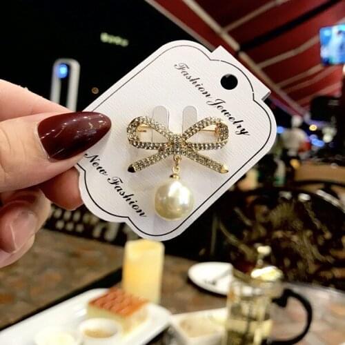 DoreenBeads Brooches Bow On Clothes