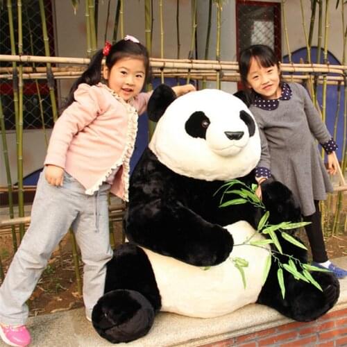 Fancytrader Giant Kawaii Panda Plush Toy Big Soft Stuffed Animals Panda Doll 110cm Nice Gift and Decoration