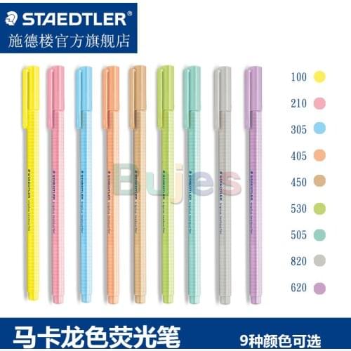 Staedtler 362 C Macaron Highlighter Pens, Triangle, Student Office Writing Drawing Manual Highlight Marker,School Supplies