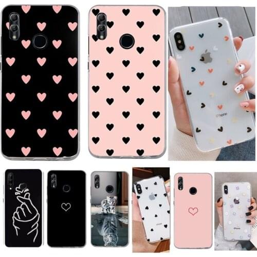 Cute Luxury For Huawei P Smart 2019 Honor 10 Lite Case Silicone Soft Cover For Huawei Y5 Y6 Prime 2018 Honor 7A Pro Cover Capa