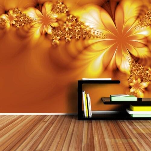 8d Wall Papers Home Decor Mural Wallpaper 3d Photo Wallpapers Nature for Living Room Glitter Wallpaper Flower Papel De Parede