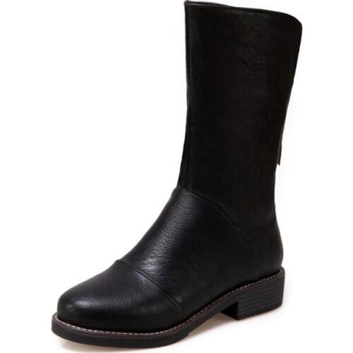 Fall 2018 new party institute wind joker with low with 33 tube tide female boots 18108-44 yards