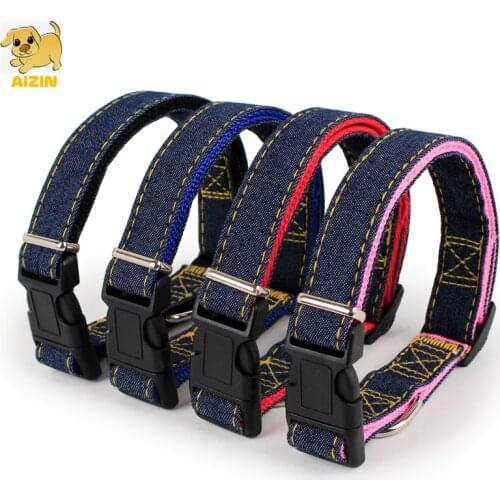 Pet Dog Collars Strong Nylon Cat Chihuahua Outdoor Running Lead Collar Adjustable For Small Medium Puppy Pet Product Accessories