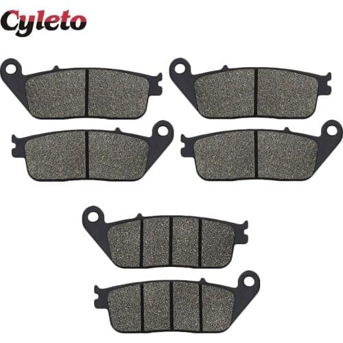 Cyleto Motorcycle Front and Rear Brake Pads for HONDA CBR1000F CBR 1000 F CBR 1000F 1989-1992 GL 1500 GL1500 1997-2003