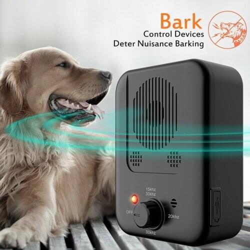 Outdoor Pet Dogs Training Equipment Ultrasonic Anti-Barking Device Outdoor Repeller Dogs Bark Control Stop Tool Pet Supplies