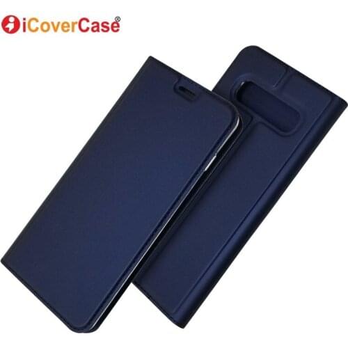 For Samsung Galaxy S10 Plus S10E Ultra-thin Magnetic PU Leather Wallet Flip Stand Case Cover