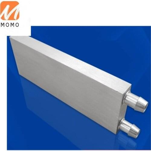 Smart Electronics~Aluminum Water Cooling double plane M type flow channel CPU 40 * 120 *12mm industrial water cooling system