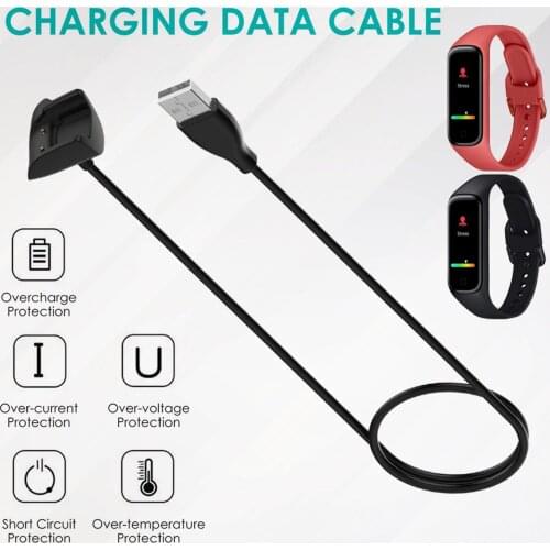 1m Wireless Smart Watch Charger Cable for Samsung Galaxy Fit2 R220 Charger Cable Fast Charging Data Cable Smart Watch Charger