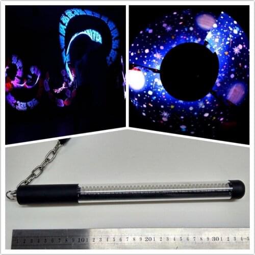 2018 Fashion 50 Pixels Poi Full-Color LED Visual Magic Stick Programmable Nunchuck Usb Graphic Poi Performances Show Wand