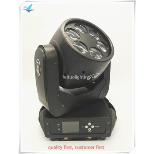 4pcs/lot Super Beam 6x25w High Power Moving Head Light Zoom Effect Stage Lighting Equipment Powercon Show Wedding Disco DJ Lamp