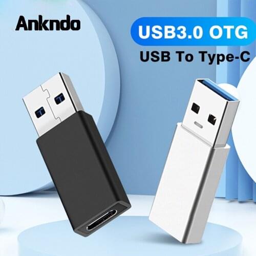 ANKNDO Usb Type C Otg Adapter Type-C To Usb 3.0 Adapter Type C Female To Usb Male Connector Converter Charging Data Transfer