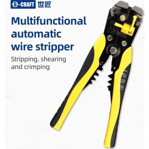 Automatic Wire Stripper Multifunction Household Electrician Crimping Pliers Wire Nippers Cable Cutting Tool
