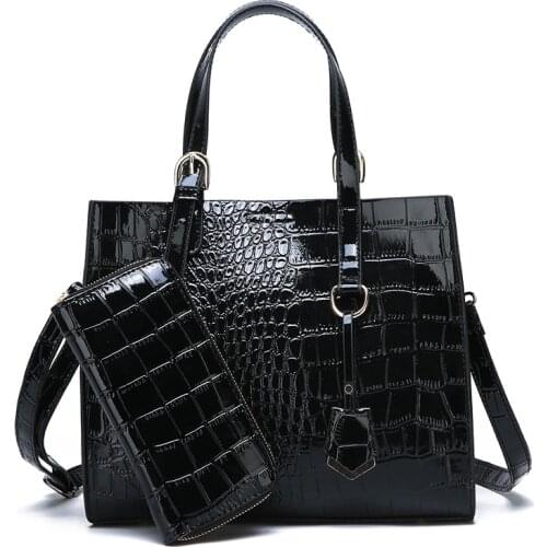 Baggage 2019 New Style Crocodile-like Womens Bag Handbag Guangzhou Ladys One-shoulder Baggage Mother Bag