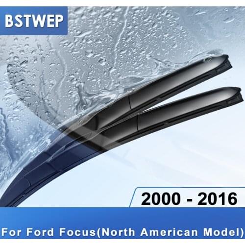 BSTWEP Wiper Blades for Ford Focus Fit hook / pinch tab Arms ( For North American Model Only )
