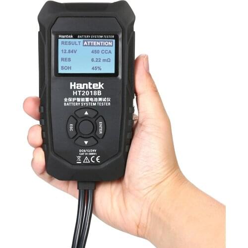 Hantek Digital Support 6V 12V 24V LCD Car Battery Analyzer Automotive Vehicle Battery Diagnostic Tester Tool Digital Tester