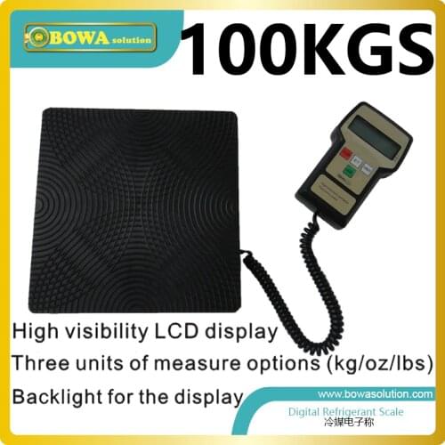100Kgs capacity electronic refrigerant charging scale for auto airconditioning and marine AC