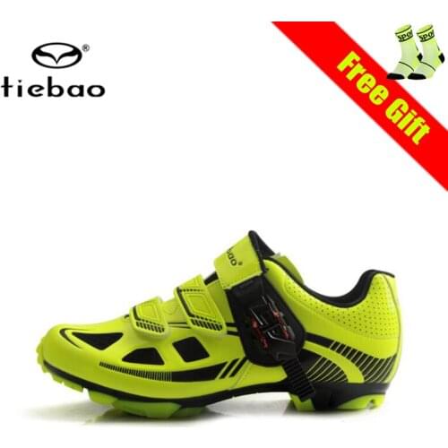 Tiebao mountain bike shoes men sapatilha ciclismo mtb breathable self-locking superstar outdoor chaussure vtt cycling sneakers