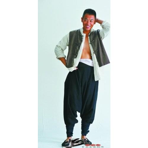 Male Costume Hanfu 2015 New TV Play Red Sorghum Nobel Prize MoYans Novel Republican Period Farmer or Bandits Costume