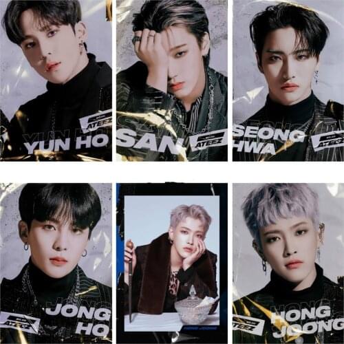 5D DIY Diamond Embroidery Mysterious Ateez Member Character Poster Diamond Painting Kit Mosaic Art Handmade Gift Home Decoration