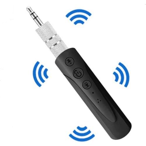 Lapel Clip 3.5mm Wireless Bluetooth Stereo Audio Receiver Adapter for Home Car Speaker Accessories