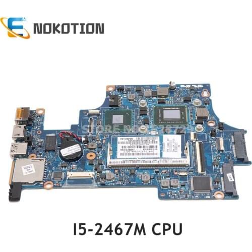 NOKOTION QAZ61 LA-8044P 672352-001 for HP Folio 13-1000 13.3'' PC Motherboard SR0D6 i5-2467M CPU DDR3 full test