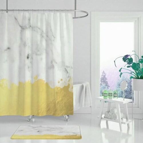 Skeleton leaf nature tree plant botany theme minimalist artwork black gold shower curtain